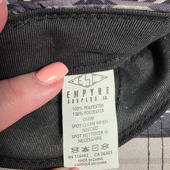 Empyre Shelter Black & Gray Aztec Print 5-Panel Cap from Zumiez - Picture 9 of 12